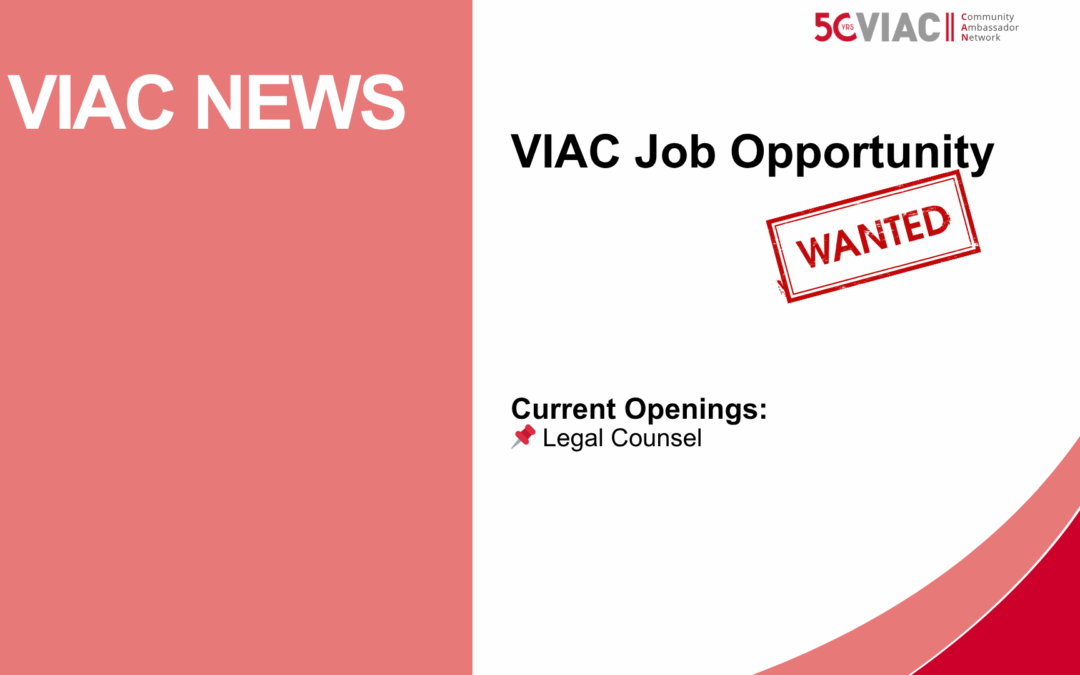 VIAC Job Opportunity